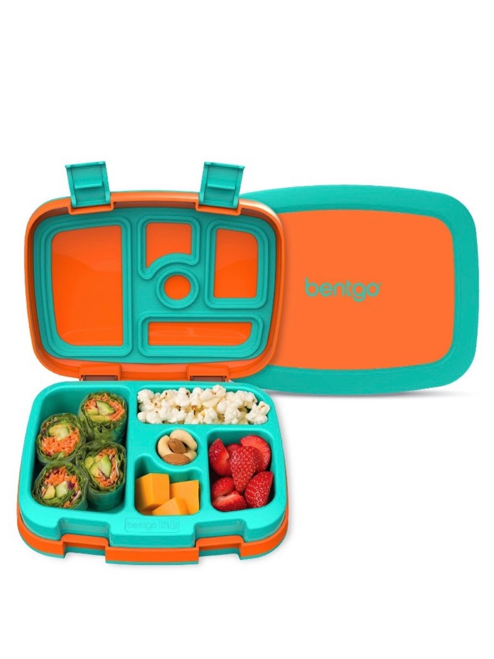 Bentgo Kids Leakproof Lunchbox - Turquoise & Orange. New in Box!